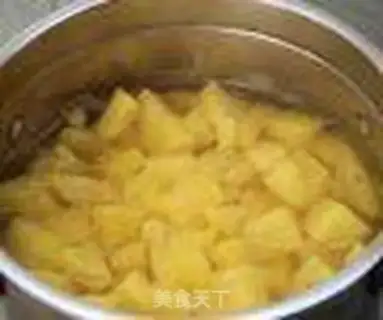 Make Pineapple sauce step 1