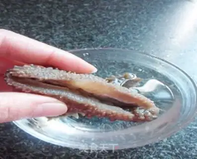 Make Fresh sea cucumber step 2