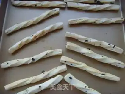 Make The sesame moss stick step 7