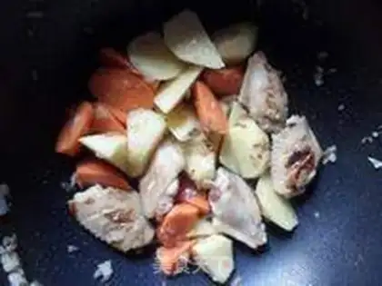 Make Curry chicken wings step 5