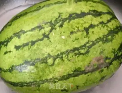 Make Watermelon cream step 1