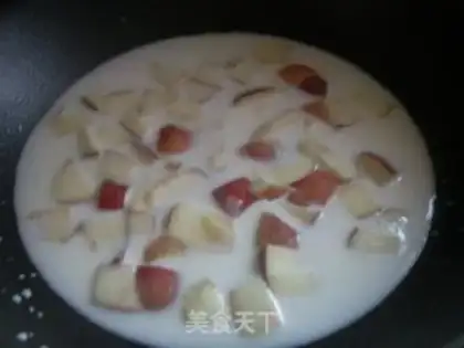 Make Milk, fruit, fire pot step 5