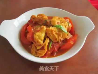 Make Tomato fried eggs step 10