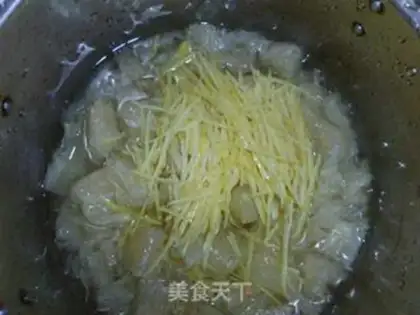 Make A tea with honey step 4