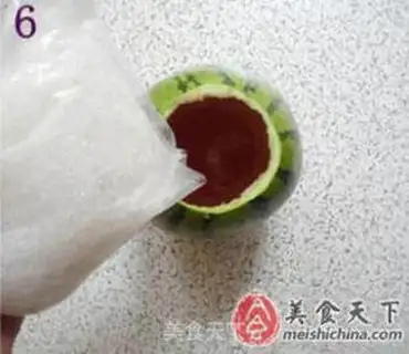 Make Watermelon cream step 4