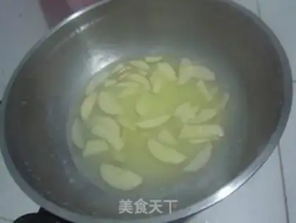 Make Apple corn egg porridge step 3