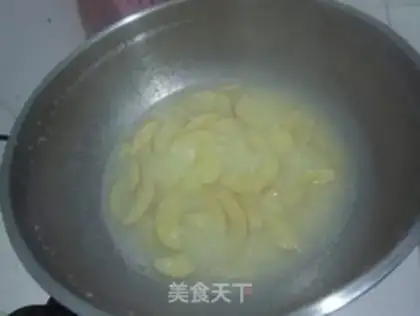 Make Apple corn egg porridge step 4
