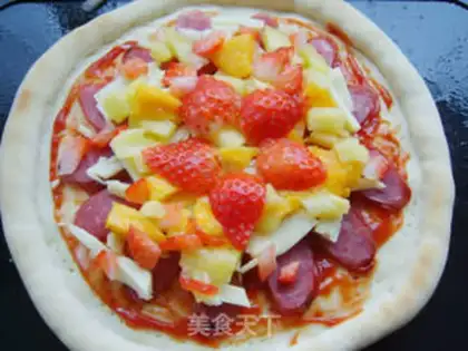 Make Fresh fruit pizza step 19