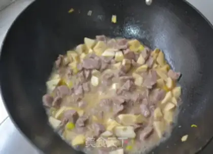 Make Black pepper beef step 7