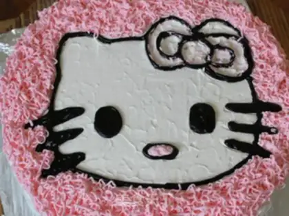 Make Machine cat cake step 9