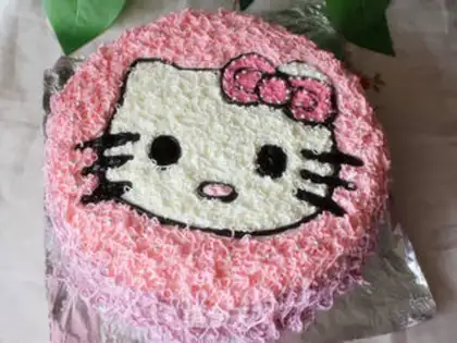 Make Machine cat cake step 12