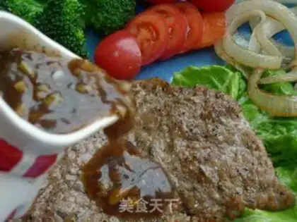 Make Black pepper steak step 14