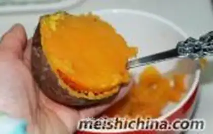 Make Cheese cream and potatoes step 1
