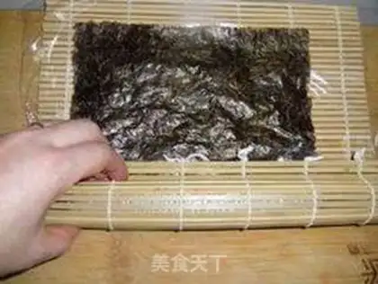 Make Yellow robe with seafood sushi step 8