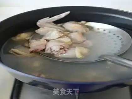 Make Chicken stew mushrooms step 3