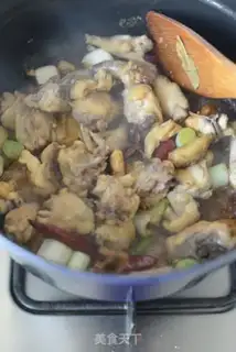 Make Chicken stew mushrooms step 7