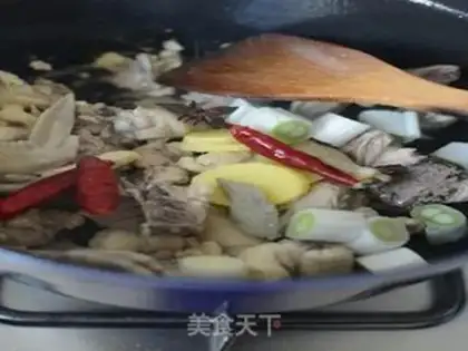 Make Chicken stew mushrooms step 8