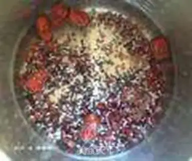 Make Black rice, red beans, porridge step 2