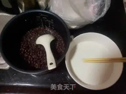 Make Red bean cake step 1