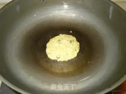 Make Ham egg pancakes step 2