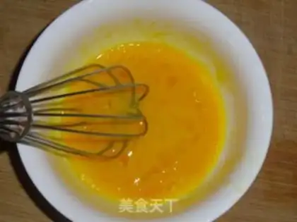 Make The eggflower round step 1