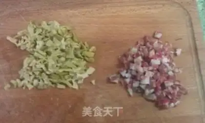 Make Sausage potato rice step 1