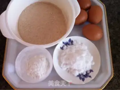 Make Whole wheat sponge cake step 0
