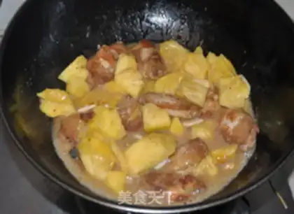 Make Pineapple fried chicken wings step 6