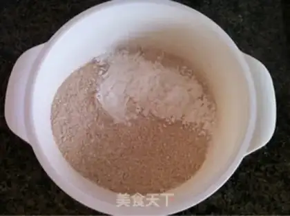 Make Whole wheat sponge cake step 1