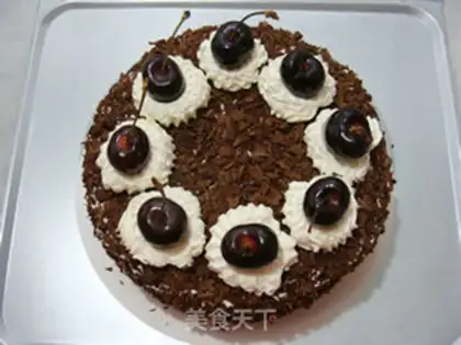 Make Black forest cake step 39