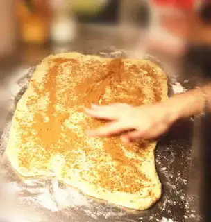 Make Cinnamon rolls step 2