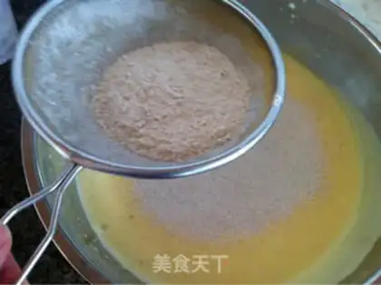 Make Whole wheat sponge cake step 6