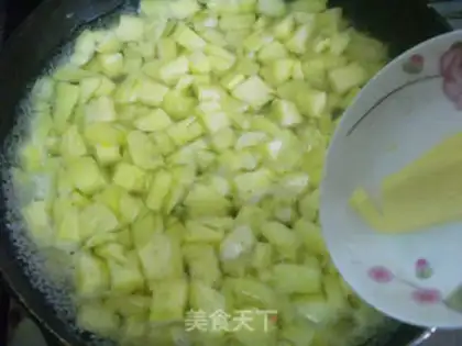 Make Bean and egg yolks step 8