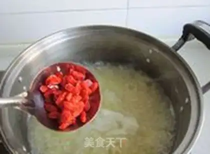 Make Silver-eared rice porridge step 6
