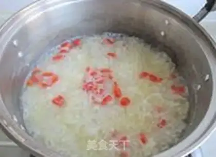 Make Silver-eared rice porridge step 7
