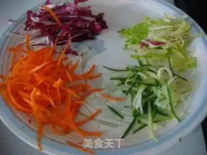 Make Vegetable rolls step 7