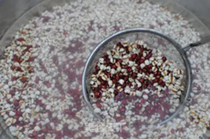 Make Red bean rice powder step 1