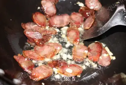 Make Pepper fried sausage step 4