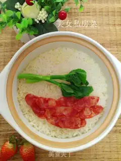 Make Sausage rice step 5