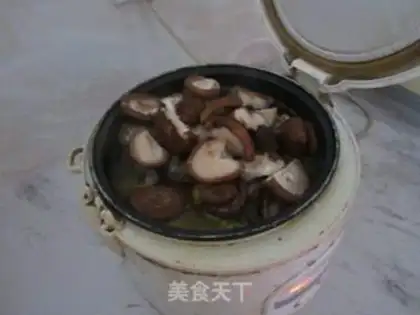Make A rooster with mushrooms step 6