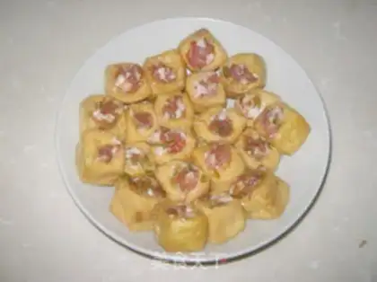 Make Meat pie tofu step 1
