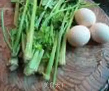Make Celery fried eggs step 0