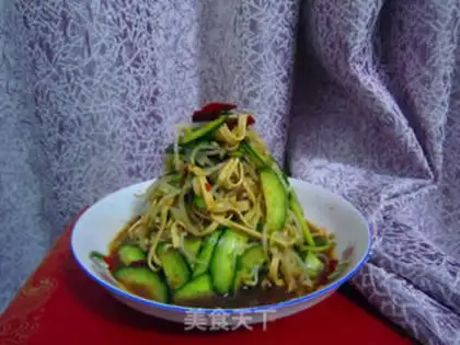Make Tofu-coated bean bud step 7