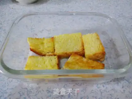 Make Fruit toast pudding step 8