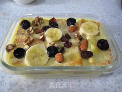 Make Fruit toast pudding step 14
