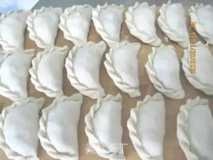 Make Cream dumplings step 19