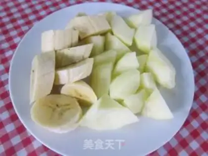 Make Apple banana milk step 0