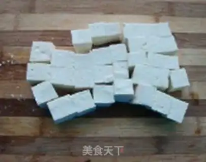 Make Tofu with mushrooms step 1