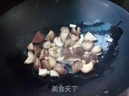 Make Tofu with mushrooms step 5