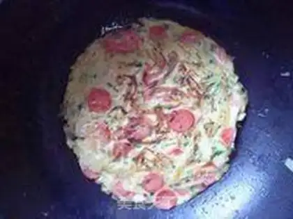 Make Potato and ham pancakes step 11